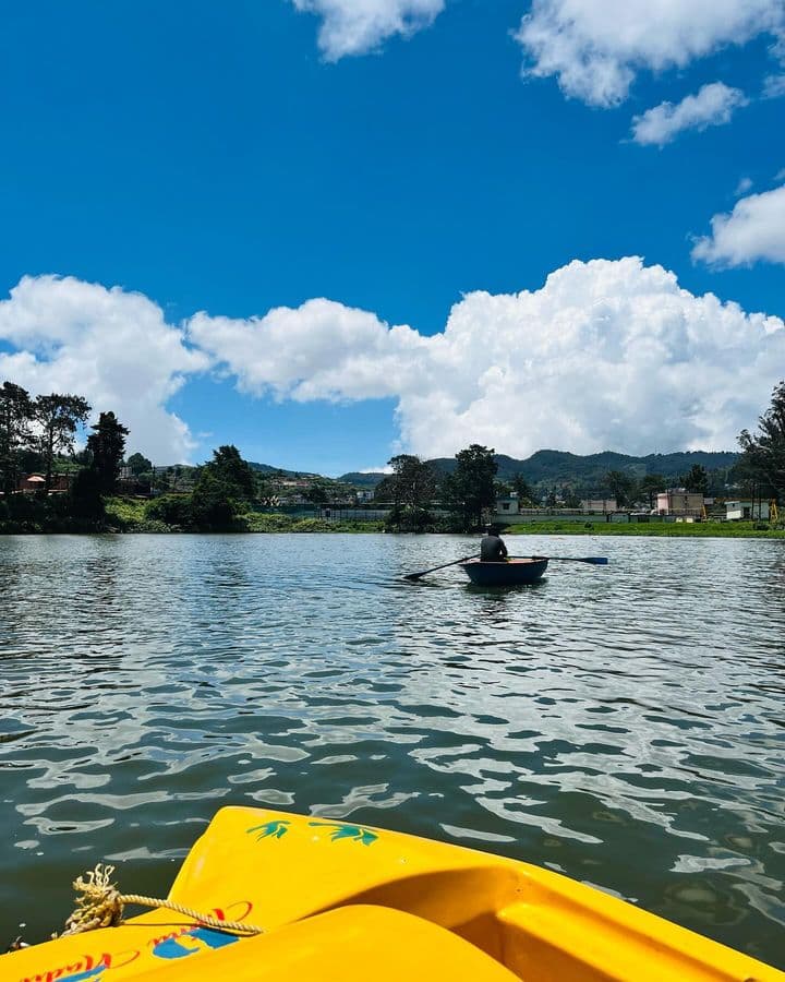 boating scenes at ooty, india